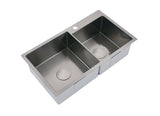 2023 Burnished Gunmetal stainless steel 304 double bowl kitchen sink with tap hole