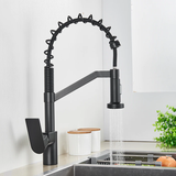 2022 Chrome pull out with spray function spring kitchen mixer tap faucet 450 mm Tall only