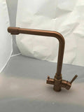 2023 Brushed Gold 3 Way Pure drinking filter Kitchen tap stainless steel PVD plated