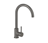 2023 Matte Black Goose neck Swivel Kitchen tap stainless steel PVD plated