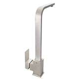 2021 Burnished Brushed Stainless steel Brushed Nickel Square kitchen mixer tap faucet