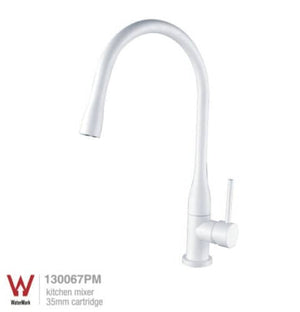 2021 White Goose neck kitchen mixer tap faucet new design