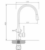 2021 White Goose neck kitchen mixer tap faucet new design