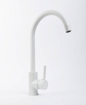 2021 White Goose neck kitchen mixer tap faucet new design