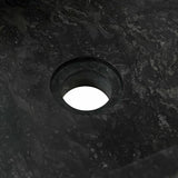 2021 Hand Crafted Marble Nature stone wash basin Black wall hung 500*350*120 mm