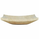 2021 Hand Crafted Marble Nature stone wash basin Herm??s Cream 500*350*120 mm