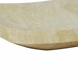 2021 Hand Crafted Marble Nature stone wash basin Herm??s Cream 500*350*120 mm