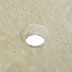 2021 Hand Crafted Marble Nature stone wash basin Herm??s Cream 500*350*120 mm