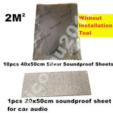 20% THICKER 2M - 8M Butyl Sound Deadener Roll  Sound Proofing vs dynamat pingjing