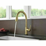 2023 Brushed Gunmetal pull out with spray function spring kitchen mixer tap faucet Stainless steel Made PVD plated