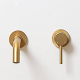 2023 Deep Burnished Gold Brushed mixer WELS WaterMark  round taps wall faucet basin