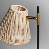 Yvette Rattan Floor Lamp