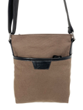 FIB Byron Canvas Sling Bag Shoulder Travel - Brown