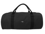 FIB Barrell Duffle Bag Travel Cotton Canvas Sports Luggage - Black