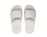 Archline Rebound Orthotic Slides Flip Flop Thongs Slip On Arch Support - White - Euro 46