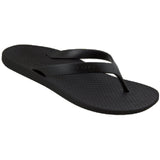 ARCHLINE Orthotic Thongs Arch Support Shoes Footwear Flip Flops Orthopedic - Black/Black - EUR 43