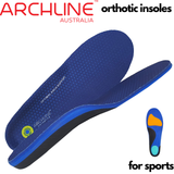 Archline Active Orthotics Full Length Arch Support Pain Relief - For Sports & Exercise - M (EU 40-42)