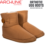 Archline Orthotic UGG Boots Slippers Arch Support Warm Orthopedic Shoes - Chestnut - EUR 36 (Women's US 5/Men's US 3)