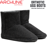 Archline Orthotic UGG Boots Slippers Arch Support Warm Orthopedic Shoes - Black - EUR 46 (Mens US 13)