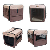 Pet Carrier Bag Soft Dog Crate Cage Kennel Tent House Foldable Portable Car Bed Navy Blue 70*52*53CM