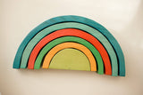 Large Color Rainbow Block Set