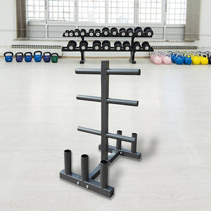 Olympic Weight Tree Bar Rack Holder Storage