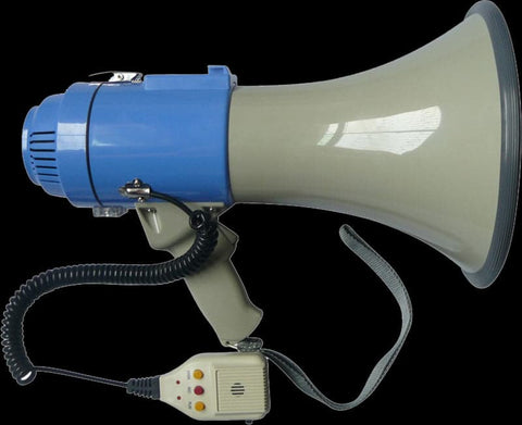 25W Megaphone PA System Loud Speaker Voice Recorder