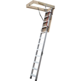 Deluxe Aluminium Attic Loft Ladder - 2700mm to 3050mm