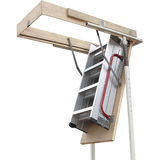 Deluxe Aluminium Attic Loft Ladder - 2700mm to 3050mm