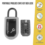 Portable Padlock Safe Key Box Lock