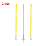 Agility Slalom Training Poles Soccer Rugby Set