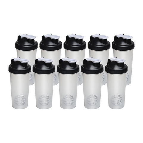 10x Shaker Bottles Protein Mixer Gym Sports Drink