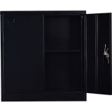 Two-Door Shelf Office Gym Filing Storage Locker Cabinet Safe