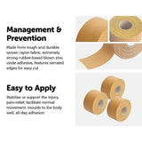 Premium Rigid Sports Strapping Tape - 3 Rolls of 38mm X 13.7M