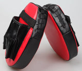 2 x Thai Boxing Punch Focus Gloves Kit Training Red & Black