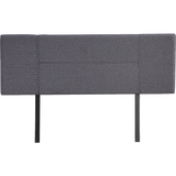 Linen Fabric Queen Bed Headboard Bedhead - Grey