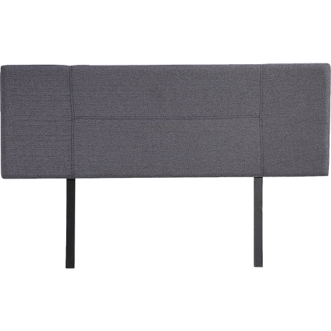 Linen Fabric Queen Bed Headboard Bedhead - Grey