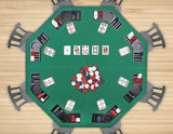 48" Folding Poker & Blackjack Table