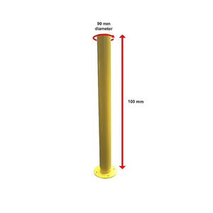 Yellow Heavy Duty Steel Bollard Post