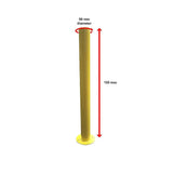 Yellow Heavy Duty Steel Bollard Post