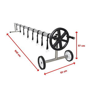 Solar Adjustable Swimming Pool Blanket Cover Roller with Wheels