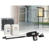 500KG 10W Solar Single Swing Auto Motor Remote Gate Opener