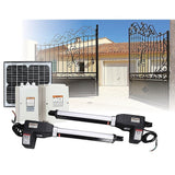 1000KG 10W Solar Double Swing Auto Motor Remote Gate Opener