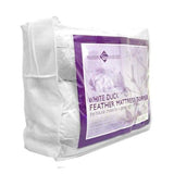 100% White Duck Feather Mattress Topper King Single