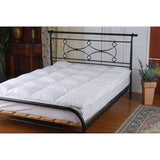 100% White Duck Feather Mattress Topper King Single