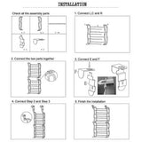 36 Pair Shoe Holder Organiser Over The Door Hanging Shelf Rack Storage Hook