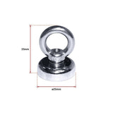 12Kg SALVAGE Strong MAGNET N52 Neodymium Eyebolt Circular Ring