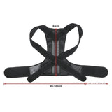 Lower Back Brace Unisex Posture Corrector Lumbar Support - Large