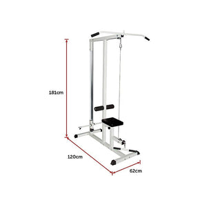 Home Fitness Multi Gym Lat Pull Down Workout Machine Bench Exercise