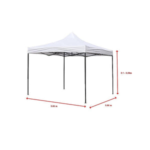 3x3m Easy Pop up Canopy Tent 420D Waterproof UV-Treated Cover Commercial Quality